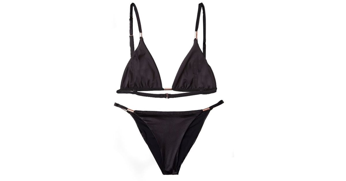 Leah Shlaer Swimwear The Costes Bikini | Candice Swanepoel Black Bikini ...