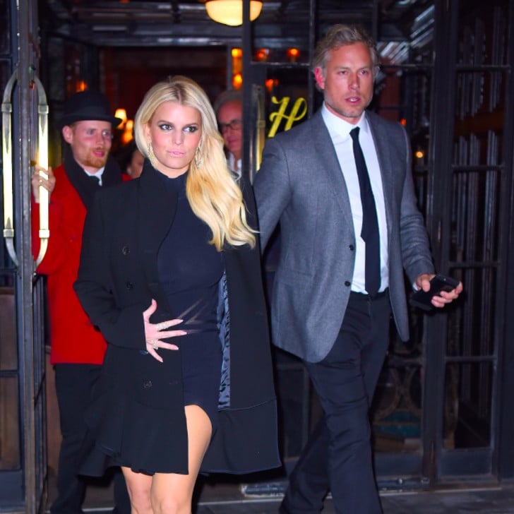 Jessica Simpson and Eric Johnson Out in NYC November 2015