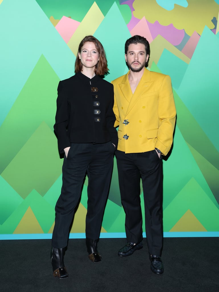 Rose Leslie and Kit Harington at the Louis Vuitton Menswear Fall 2023 Show