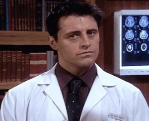 Joey as Dr. Drake Ramoray