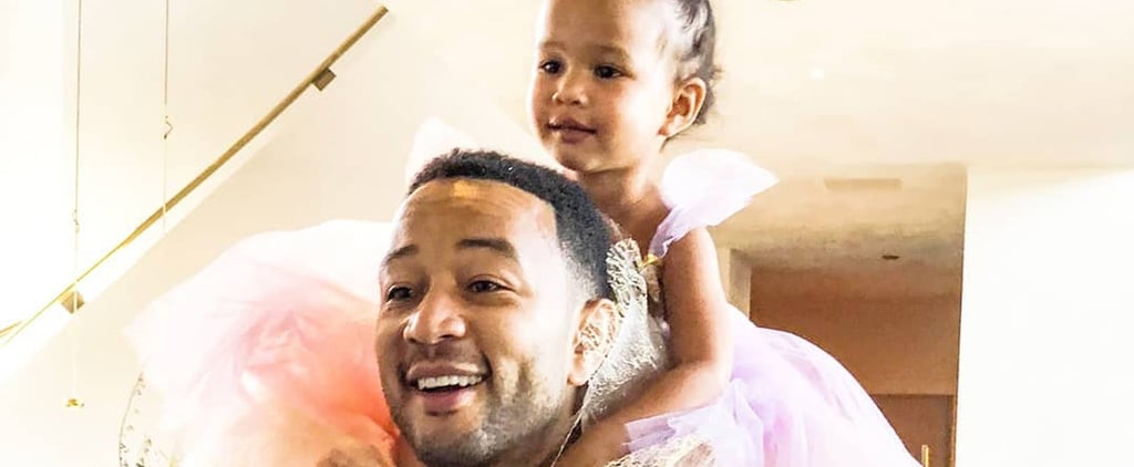John Legend Dressed as the Prince Charming to Luna's Princess, and They Couldn't Be Cuter