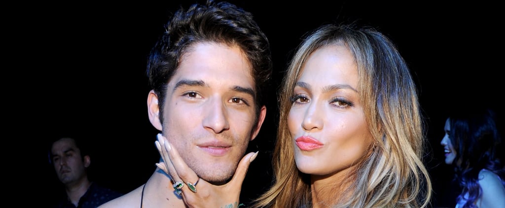 Jennifer Lopez and Tyler Posey at Teen Choice Awards 2014