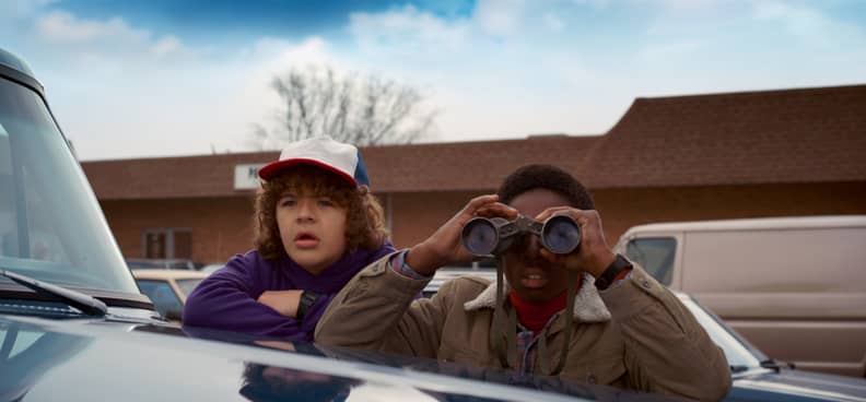 Dustin purple hoodie sale