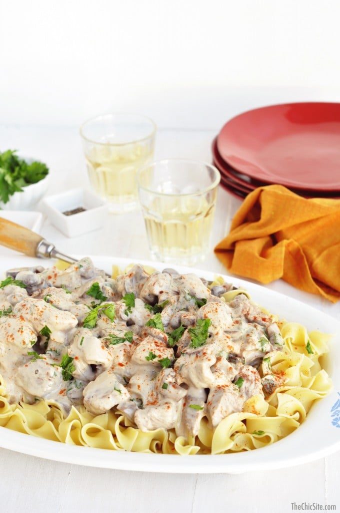 Slow-Cooker Beef Stroganoff