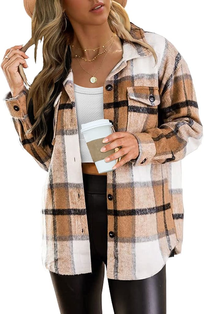 Jackets & Coats: Automet Casual Plaid Shacket