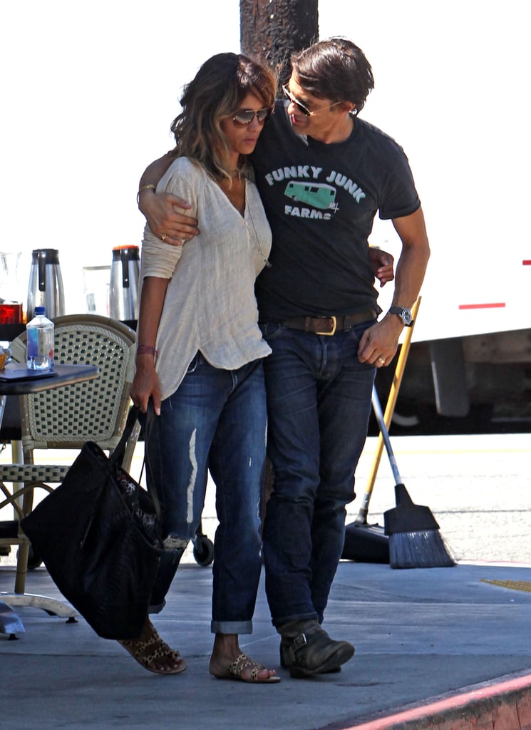 Halle Berry and Olivier Martinez at Breakfast in LA