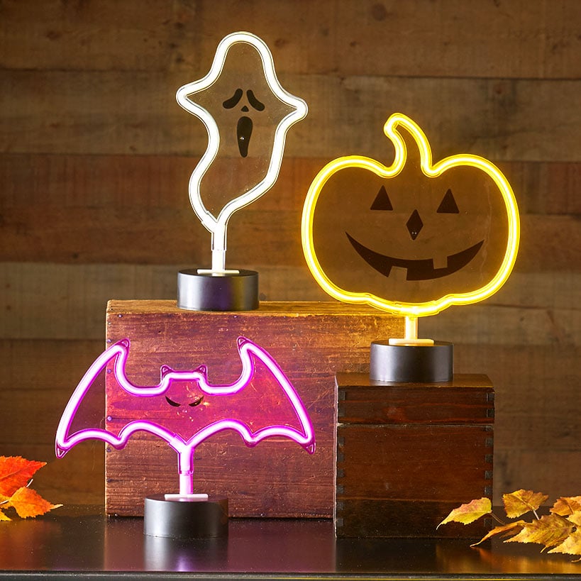 halloween neon light