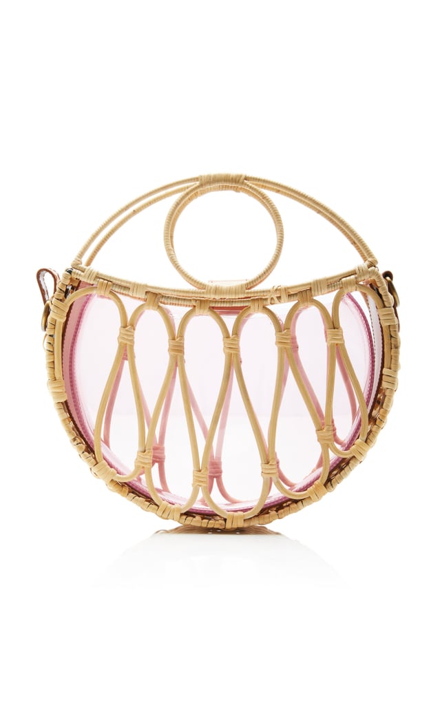 Zimmermann Rattan and PVC Shoulder Bag