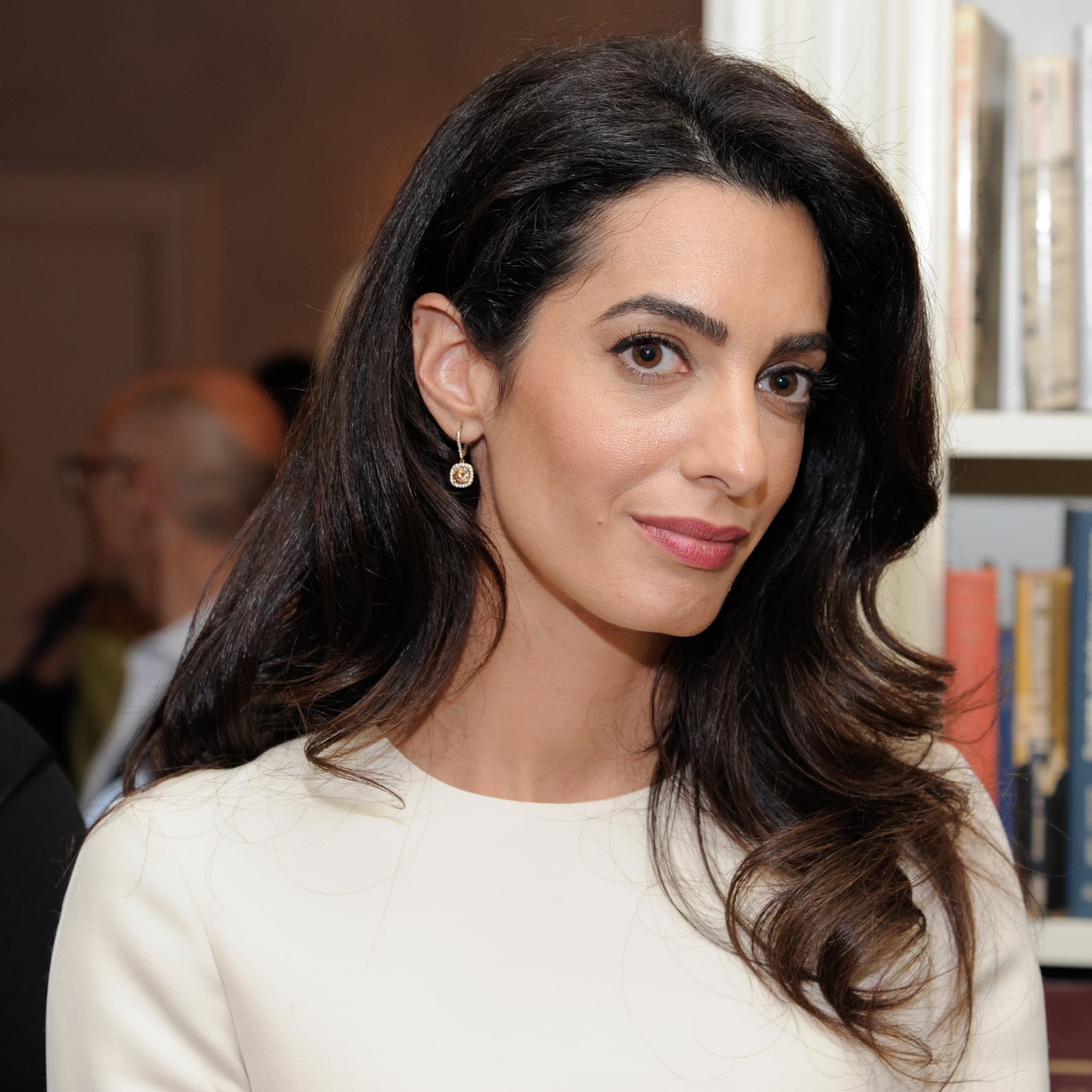 Amal Clooney Gucci Dress at Women in the World Event 2016 | PS Fashion