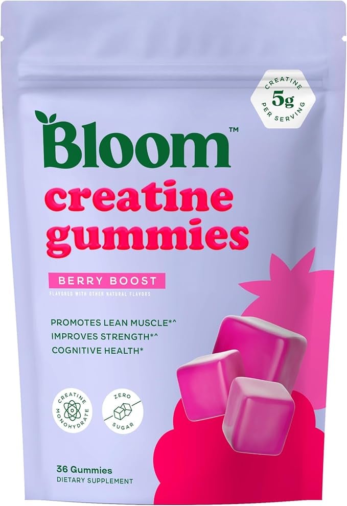 Bloom Creatine Gummies ($14, originally $20)
As someone who loves to run and is all about recovery, I've found Bloom to be a great option. It's packed with creatine to help build lean muscle and support strength workouts. What really stands out to me is that it's formulated with women in mind, not just adapted from a men's formula. Plus, I've heard the berry flavor tastes amazing.