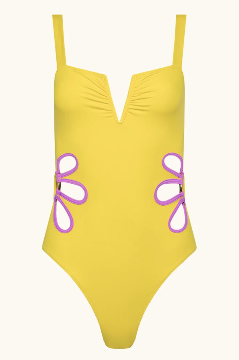 Shop Blake Lively's Exact One-Piece Swimsuit in Yellow