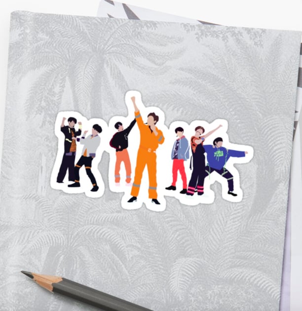 BTS Anpanman Sticker