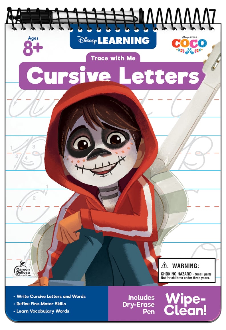 Disney Learning – Trace with Me: Cursive Letters, Dry-Erase Tablet