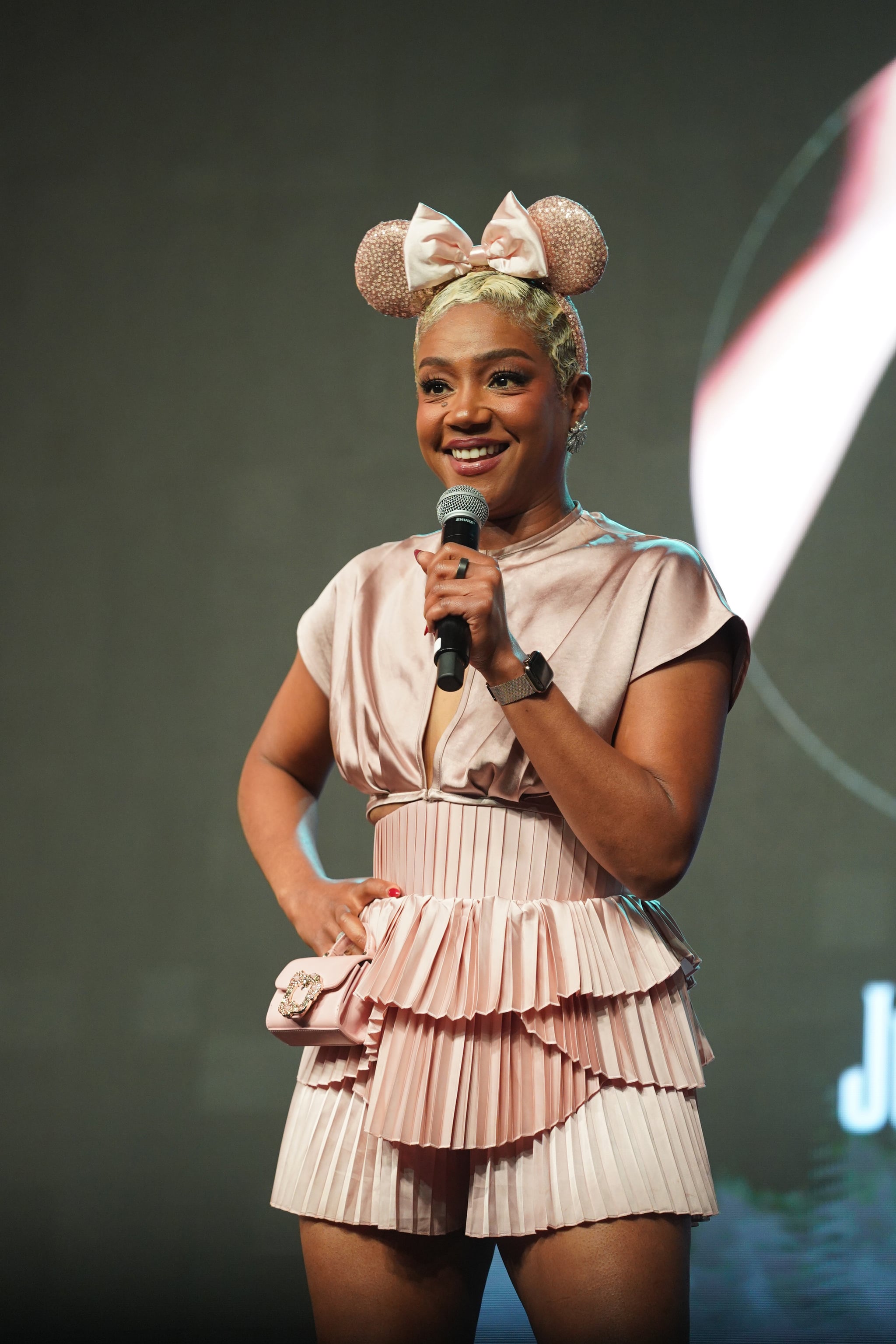 NEW ORLEANS, LOUISIANA - JULY 01: Tiffany Haddish speaks onstage at the 2023 ESSENCE Festival Of Culture™ at Ernest N. Morial Convention Centre on July 01, 2023 in New Orleans, Louisiana. (Photo by Erika Goldring/Getty Images FOR ESSENCE)