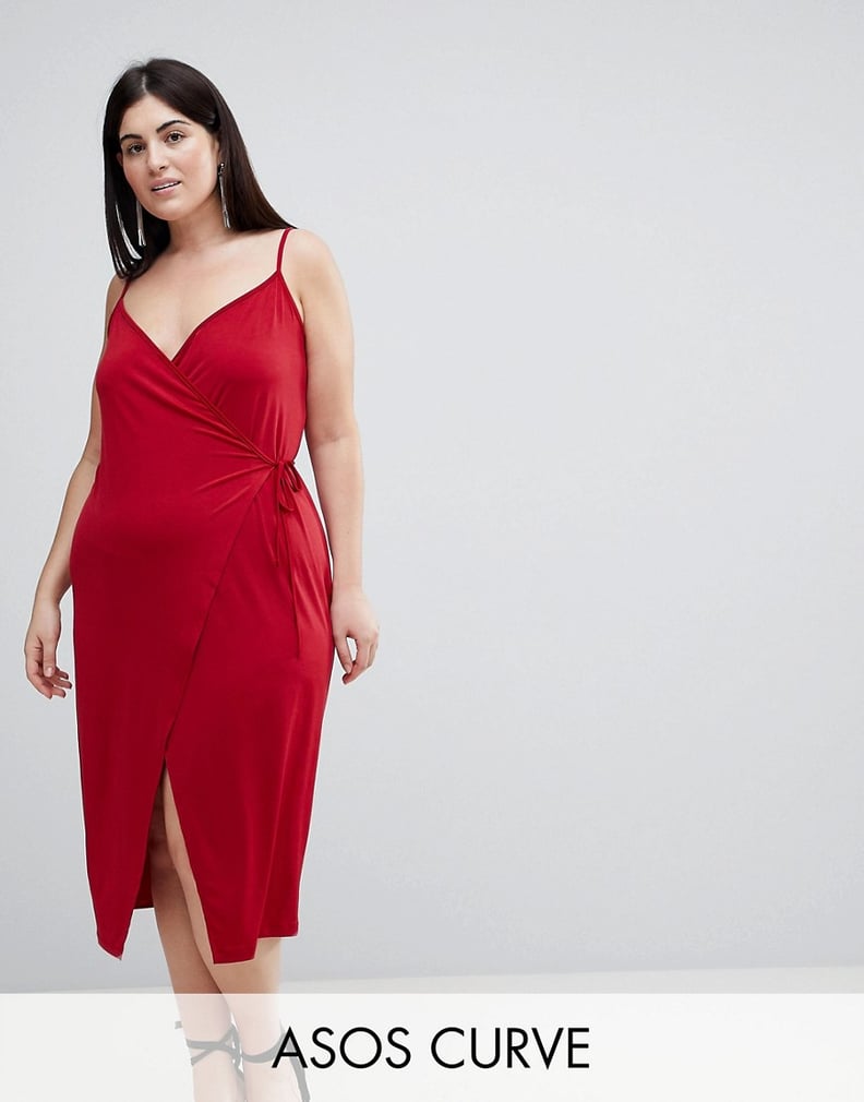 ASOS Sexy Wrap Midi Boydcon Dress