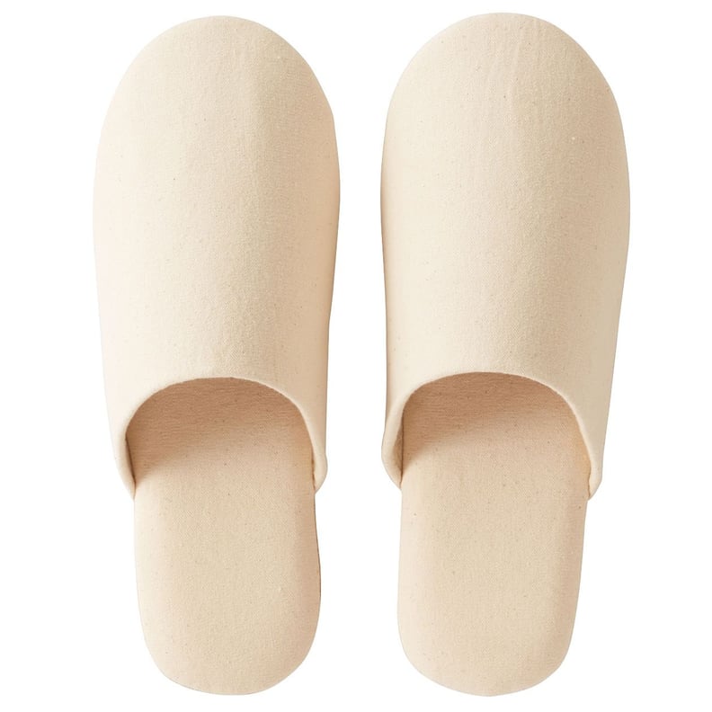 Muji Cotton Slippers Ecru