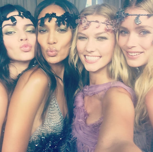 Kendall Jenner, Joan Smalls, Karlie Kloss, and Doutzen Kroes Got Ready to Work the Runway