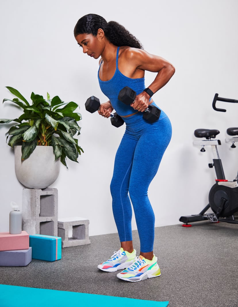 Build strong arms with this eight-move dumbbell workout