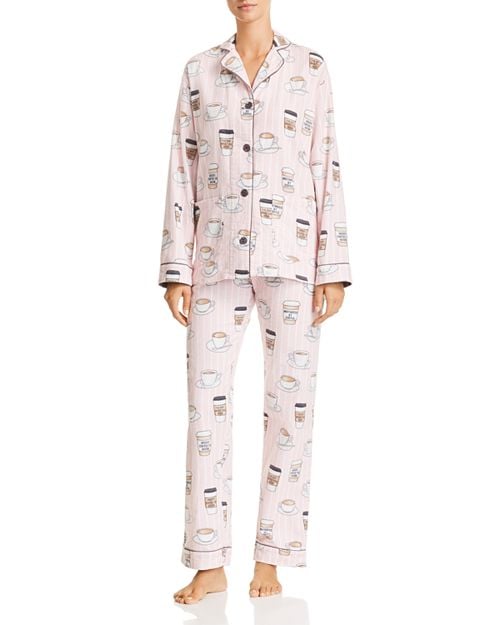 Coffee Print Pajama Set