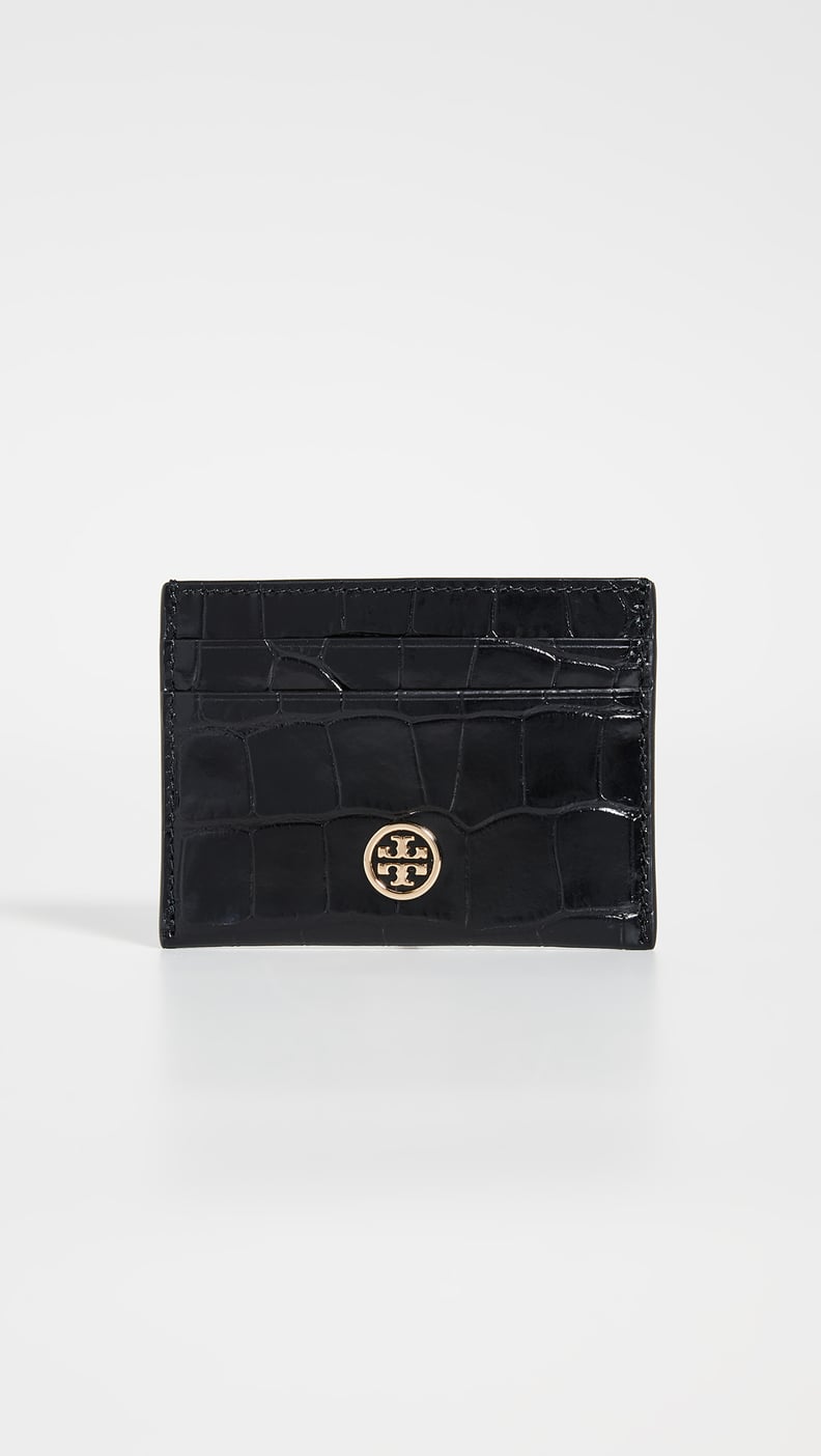 Tory Burch Robinson Embossed Card Case