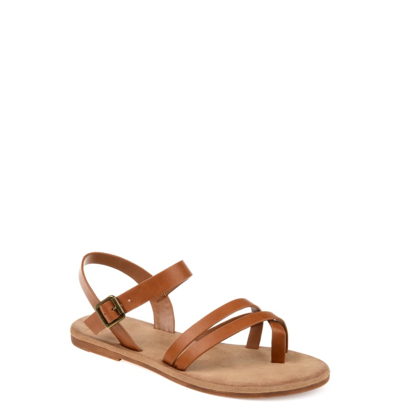 Brinley Co. Strappy Ankle Wrap Sandals