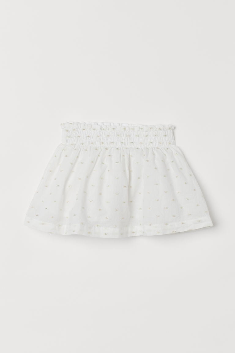 H&M Cotton Skirt with Smocking