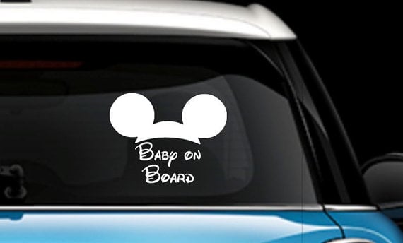 Home Garden Other Baby Safety Baby Disney Princess On Board Car Sign Minnie Mouse Baby On Board Car Sign