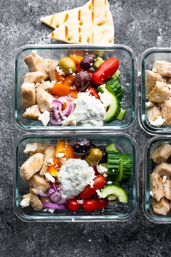 Greek Chicken Bowls