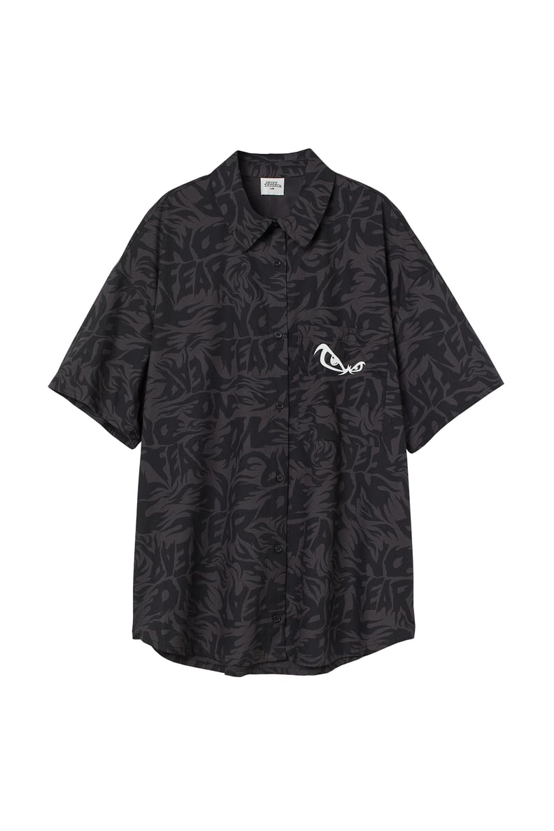 A Short Sleeve Button Down: No Fear x H&M Oversized Shirt