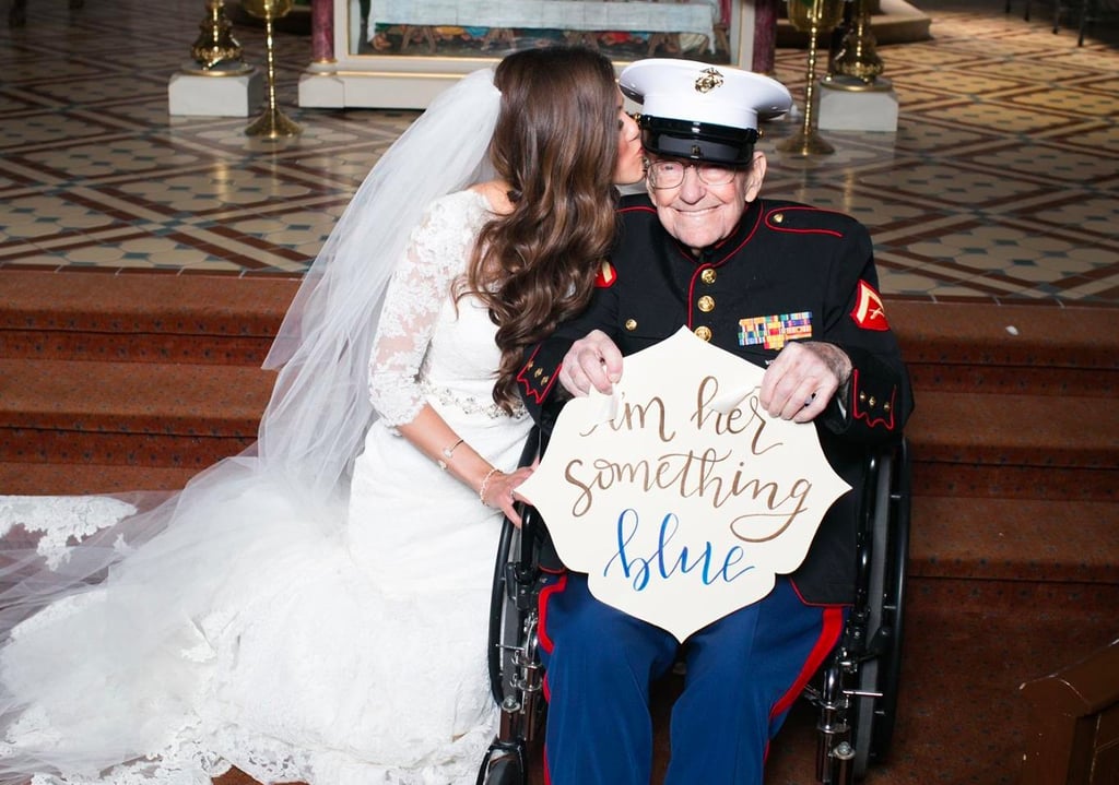 Bride Includes Her Veteran Uncle as Her Something Blue