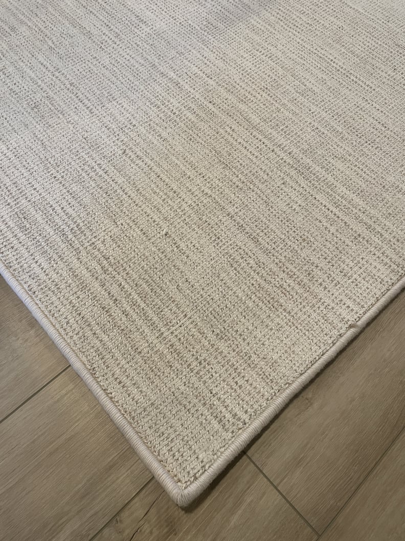 Close Up of the Stripes on the Ernesta Calamus Rug