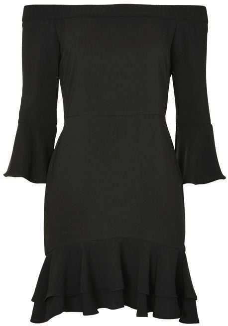 This frilled bardot dress ($68) can be worn with sneakers or heels, making it a versatile Summer LBD.