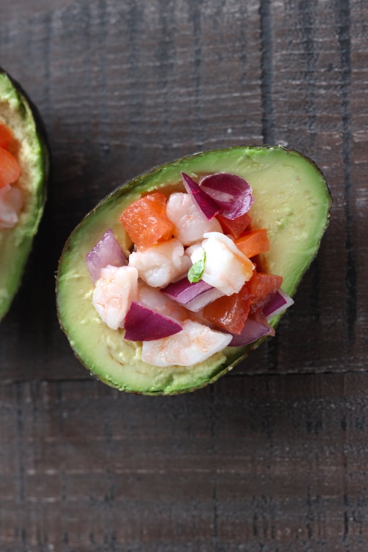 Ceviche-Stuffed Avocado