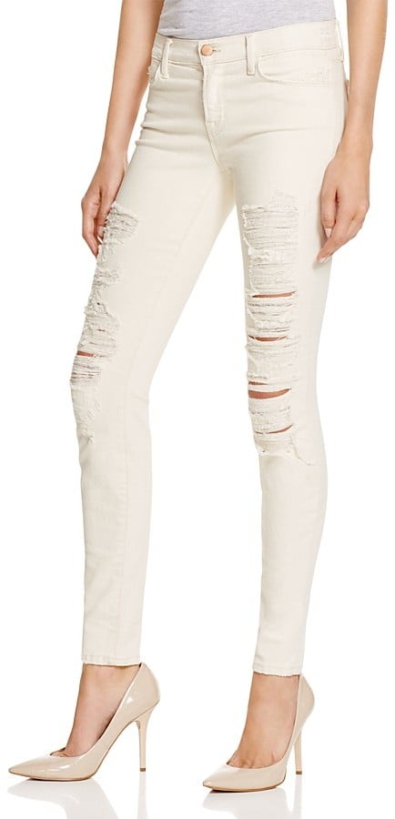 J Brand Mid Rise Super Skinny Jeans in Divo ($188)