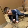 In Typical Toddler Fashion, 1 Boy Saw No Issue With Sliding Under a Guy's Chick-fil-A Bathroom Stall