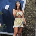 Kourtney Kardashian Eating Ice Cream in This Floral Set Is Just Too Fab to Handle
