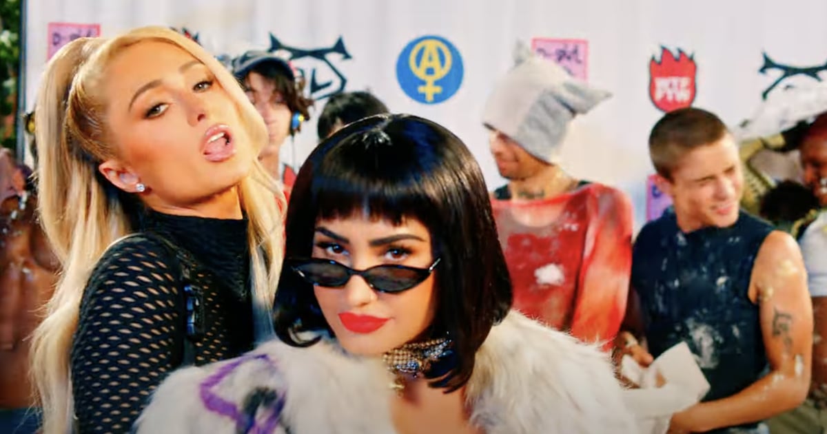 Paris Hilton Makes a Surprise Cameo in Demi Lovato’s “Substance” Video