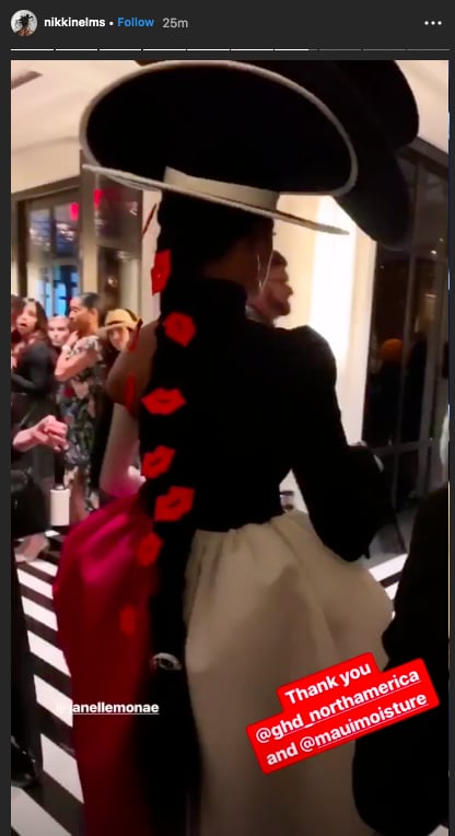 Janelle Monáe's Hair at Met Gala 2019
