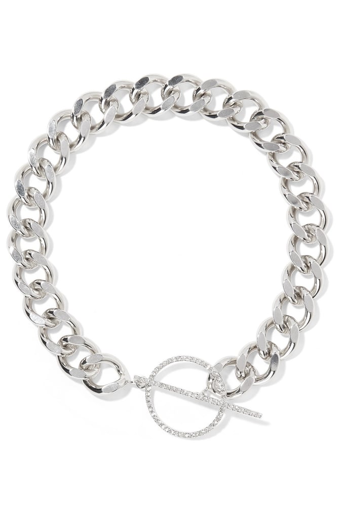 Isabel Marant Silver-plated Crystal Choker