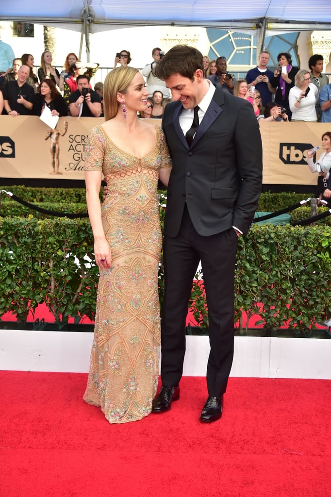 Emily Blunt and John Krasinski at 2017 SAG Awards