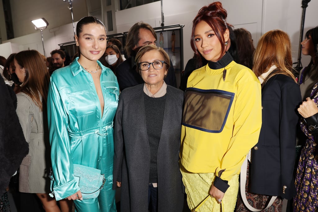 Shay Mitchell's Red Hair at Fendi Fashion Show in Milan