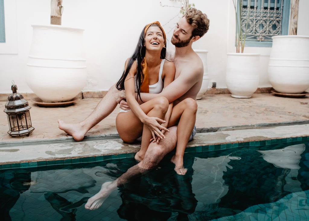 Sexy Moroccan Pool Couples Photo Shoot
