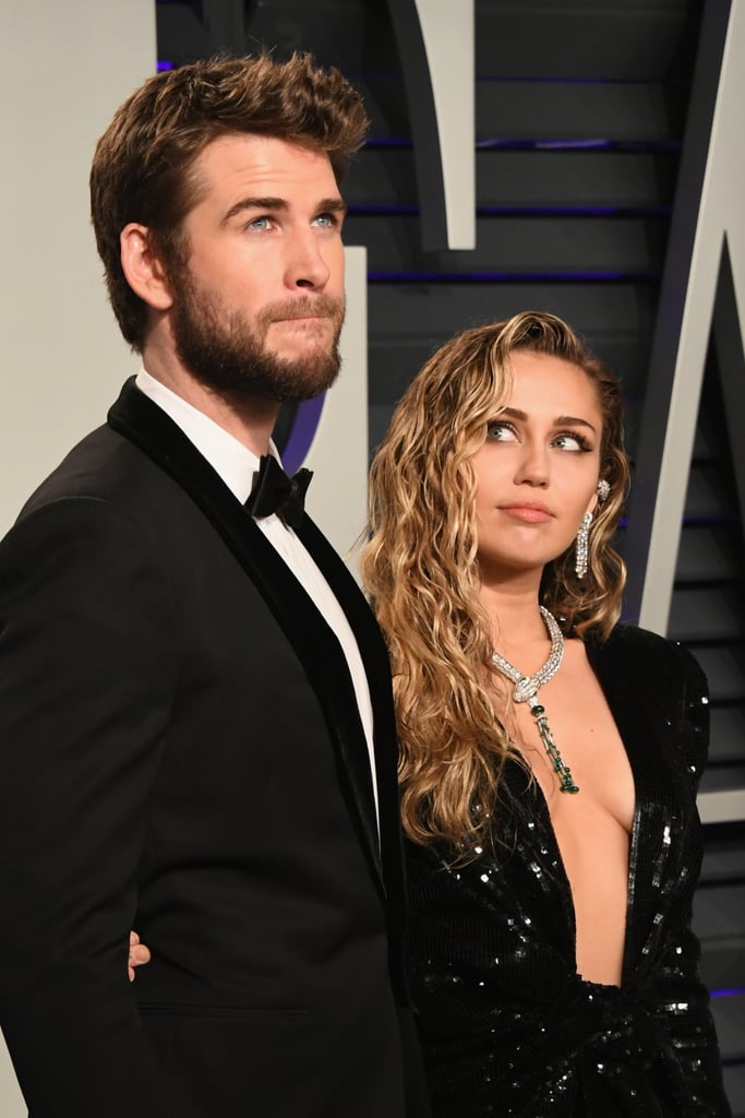 Miley Cyrus and Liam Hemsworth at 2019 Oscars Afterparty