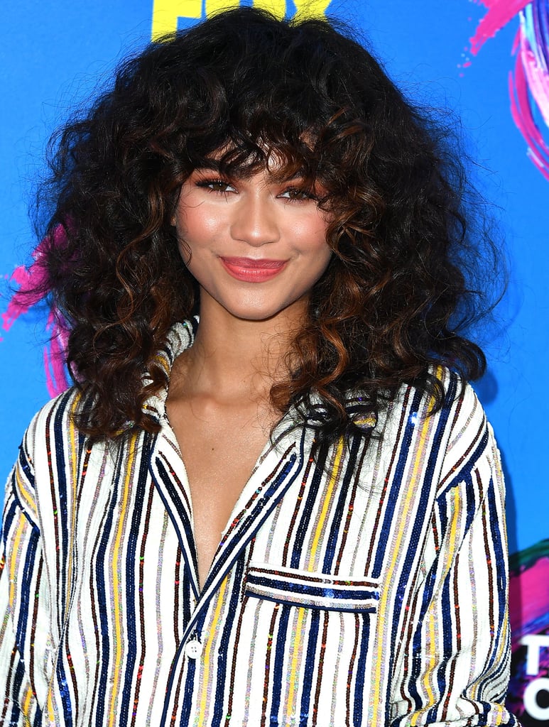 Zendaya's Curly Shag at the Teen Choice Awards in 2017