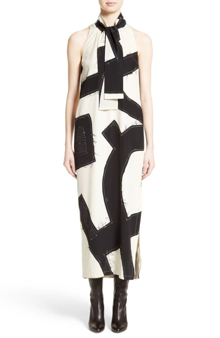 Max Mara Agiato Print Silk Dress