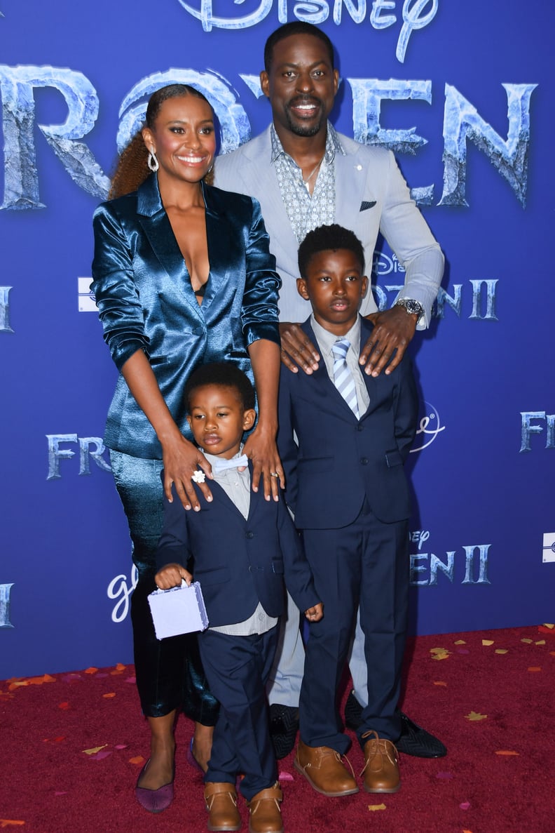 Sterling K. Brown and His Family at Frozen 2 Premiere