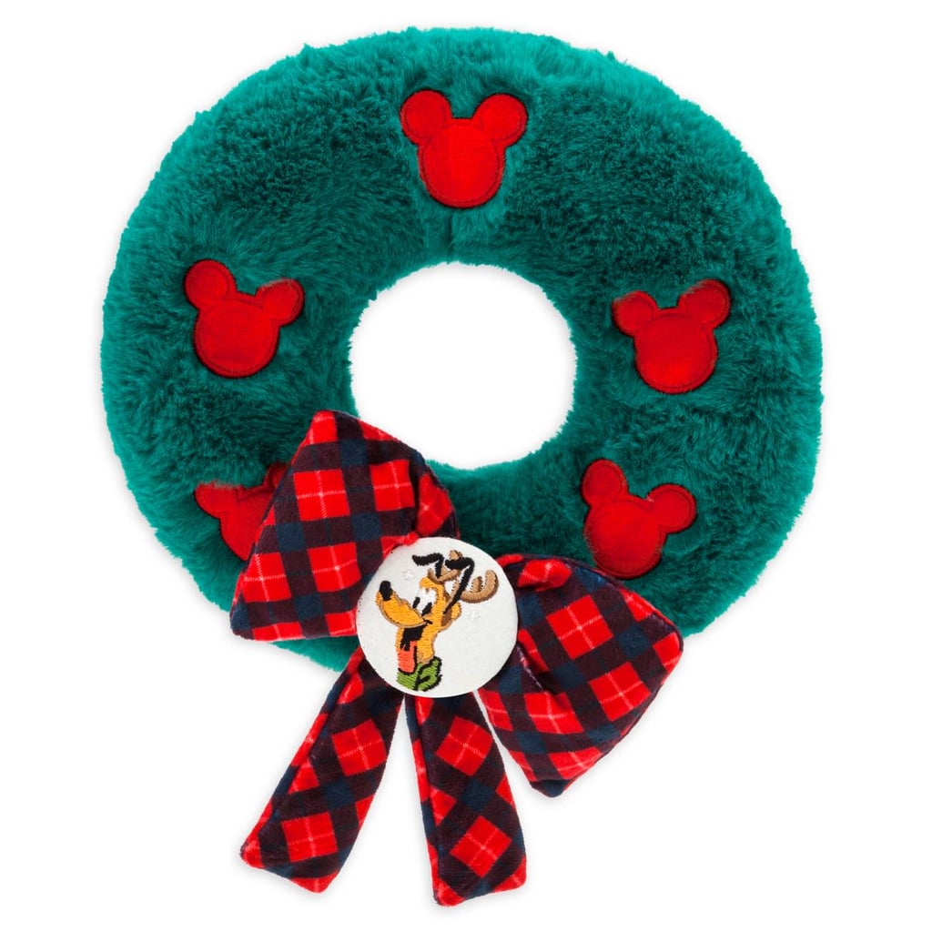 For the Pup: Holiday Wreath Squeeze Toy For Dogs