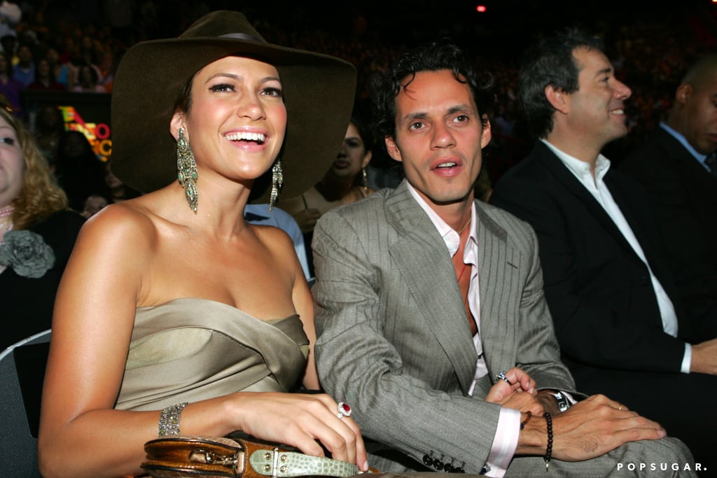 She and then-husband Marc Anthony sat together in the audience in 2004.