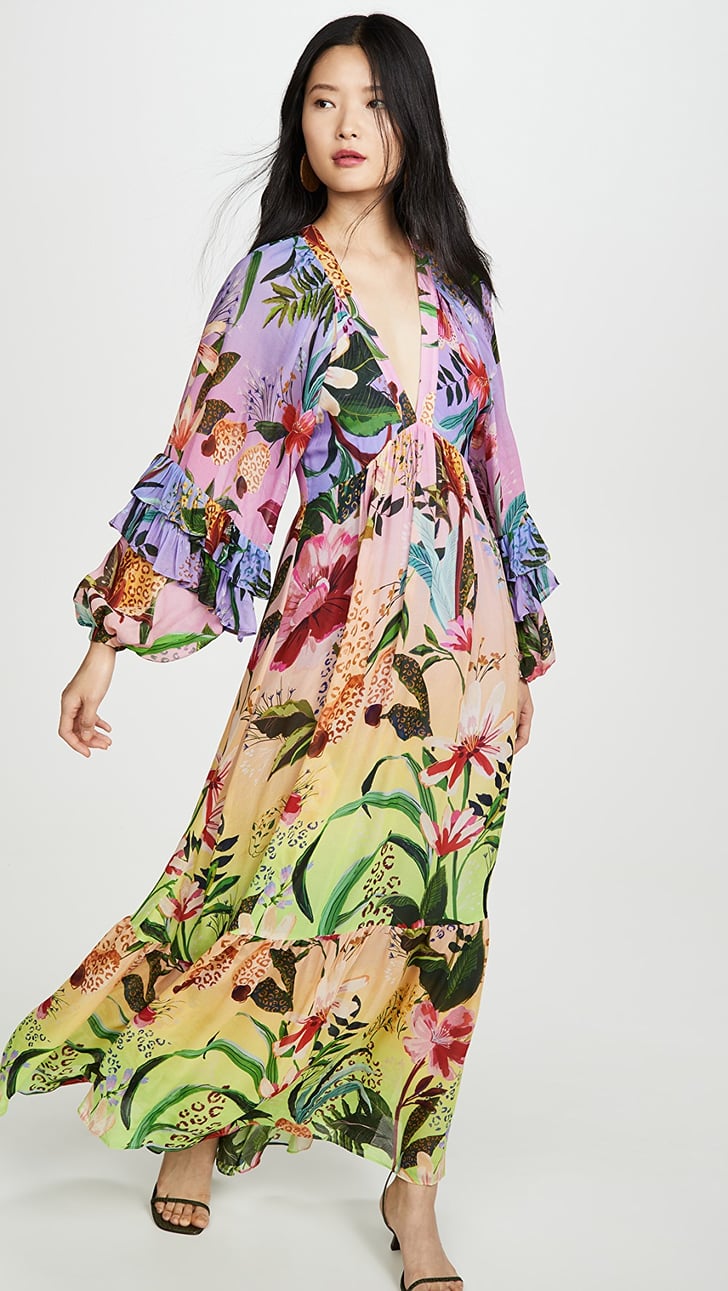 Farm Rio Amazonian Ombre Maxi Dress | The Tie-Dye Trend Looks Really ...