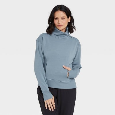 All in Motion Asymmetrical Zip Pullover Sweatshirt
